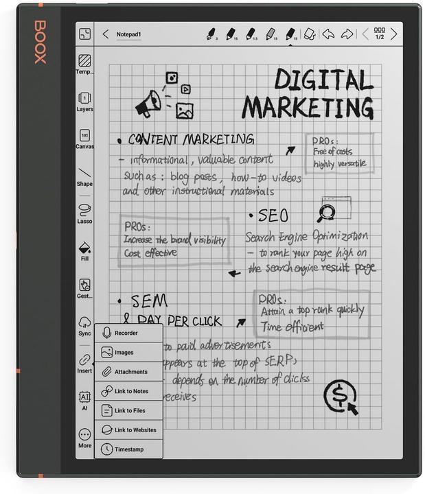 Image du produit Onyx Boox Note Air 3 (10.30", 64 Go)