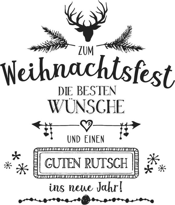 Produktbild Rayher Stempel "Weihnachtsfest", 8x9cm