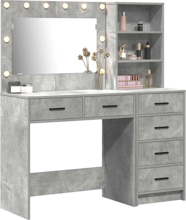 Actual product image vidaXL Emphasised grey dressing table
