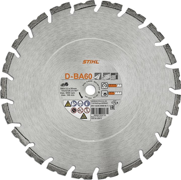 Stihl Diamant-Trennscheibe D-BA60 Ø350mm