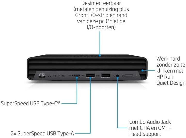 Actual product image HP 800 G9 (512 GB, 16 GB, Intel Core i7-13700)