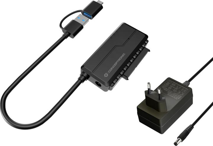 Conceptronic Adapter USB-C -> SATA Adapter 2.5/3.