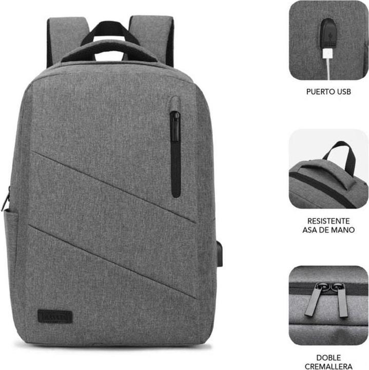 Actual product image Subblim MOCHILA CITY BACKPACK 15,6" GREY