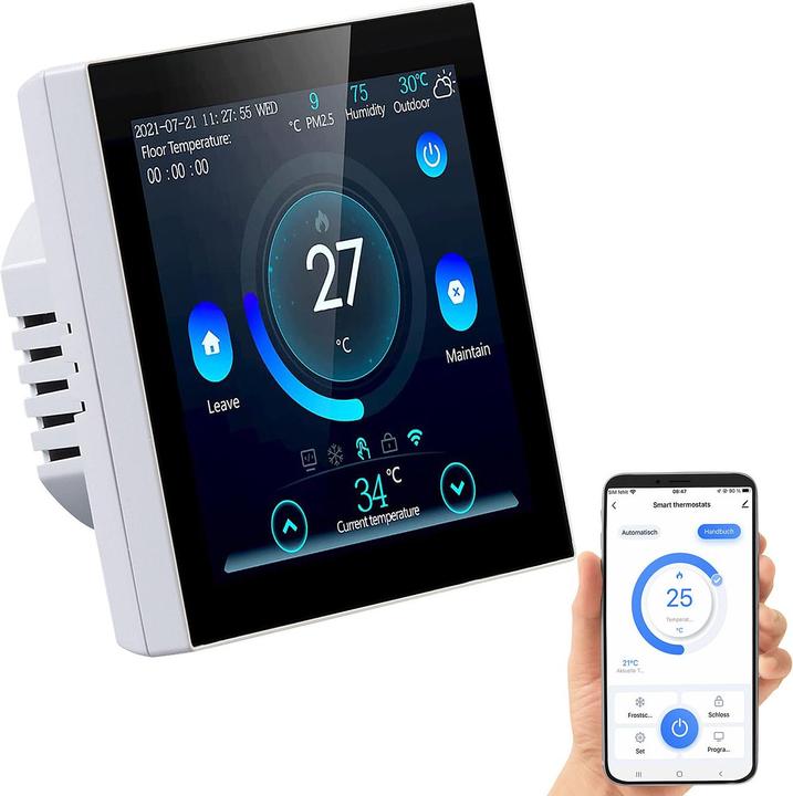 Revolt WLAN-Fussbodenheizung-Thermostat