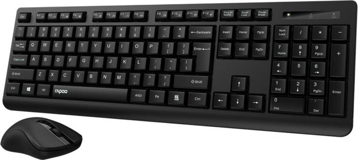 Actual product image Rapoo X1700 Black Multi-Mode Wireless Desk Set (Germany, Wireless)