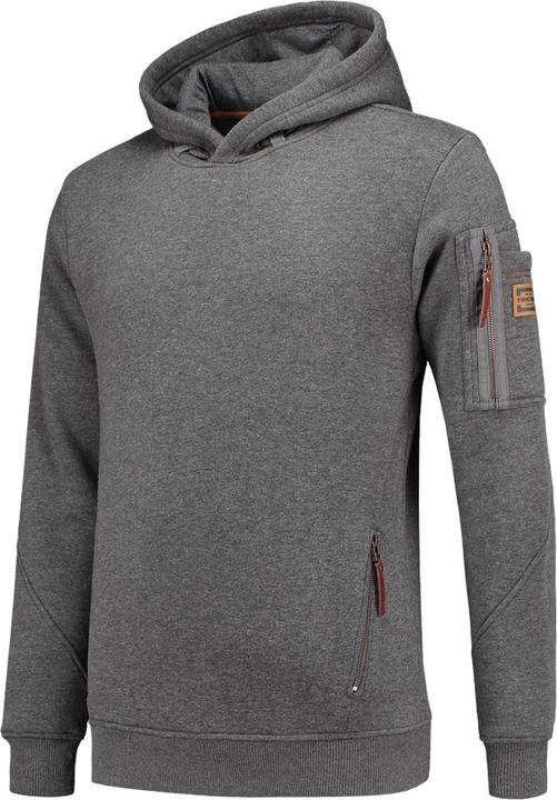 Tricorp 304001StonegreymelL Sweater Premium Capuchon