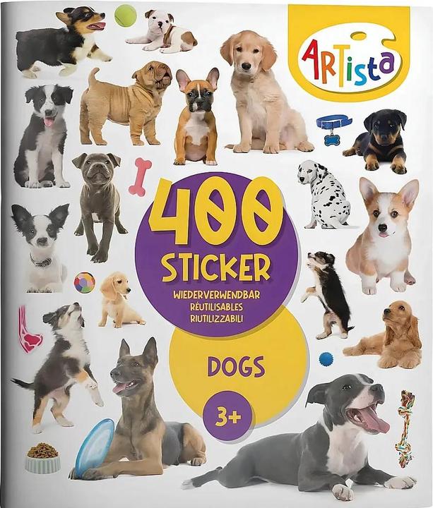 Produktbild Artista Stickerbuch Hunde (MQ3)