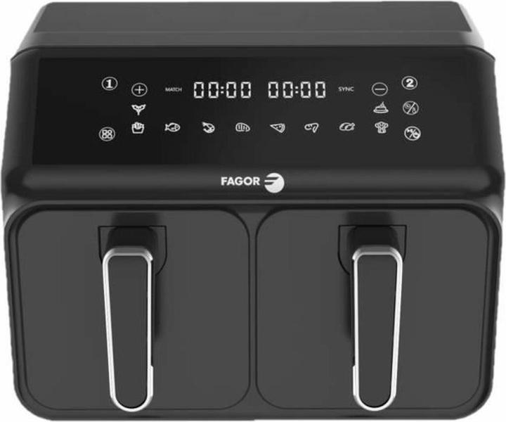 Produktbild Fagor Heissluftfritteuse FG2X4L Schwarz noir 2200 W 8 L