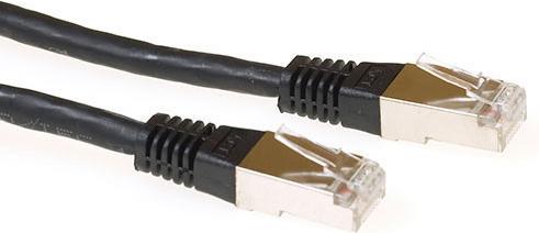 Produktbild ACT 5m Cat6a SSTP 5m Cat6a S/FTP (S-STP) Schwarz Netzwerkkabel (S/FTP, CAT6a, 5 m)