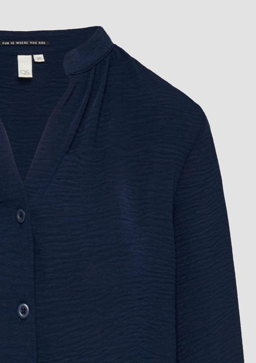 Actual product image S.Oliver Bluse Durchgeknöpfte Bluse aus Crêpe (36)
