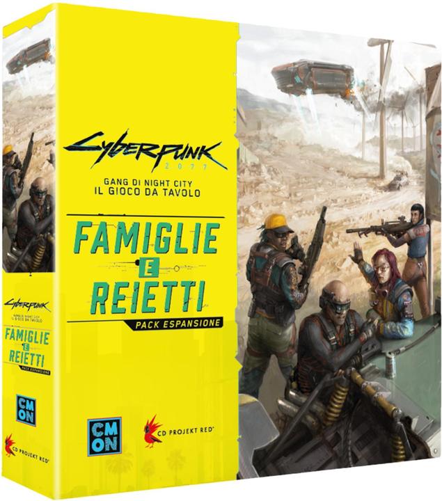 Productafbeelding Asmodée Cyberpunk 2077: Het bordspel - Gezinnen en verschoppelingen (Italiaans)
