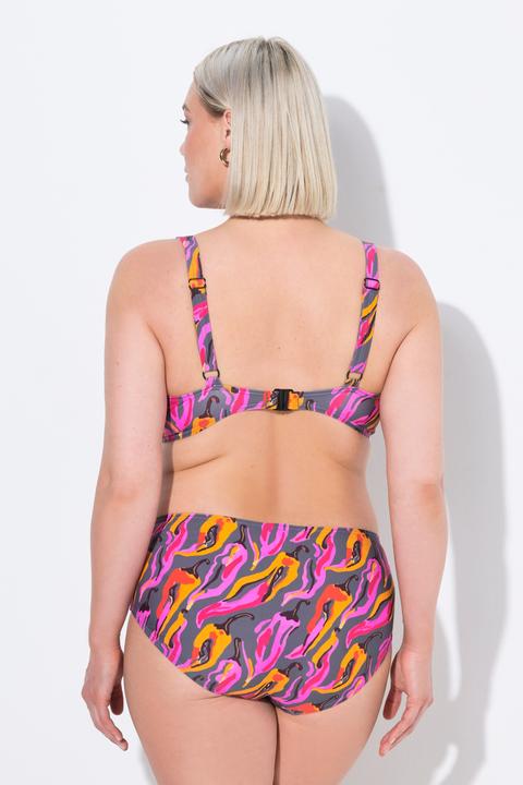 Image du produit Ulla Popken Bikini imprimé piments, bonnets souples, matières recyclées (50)