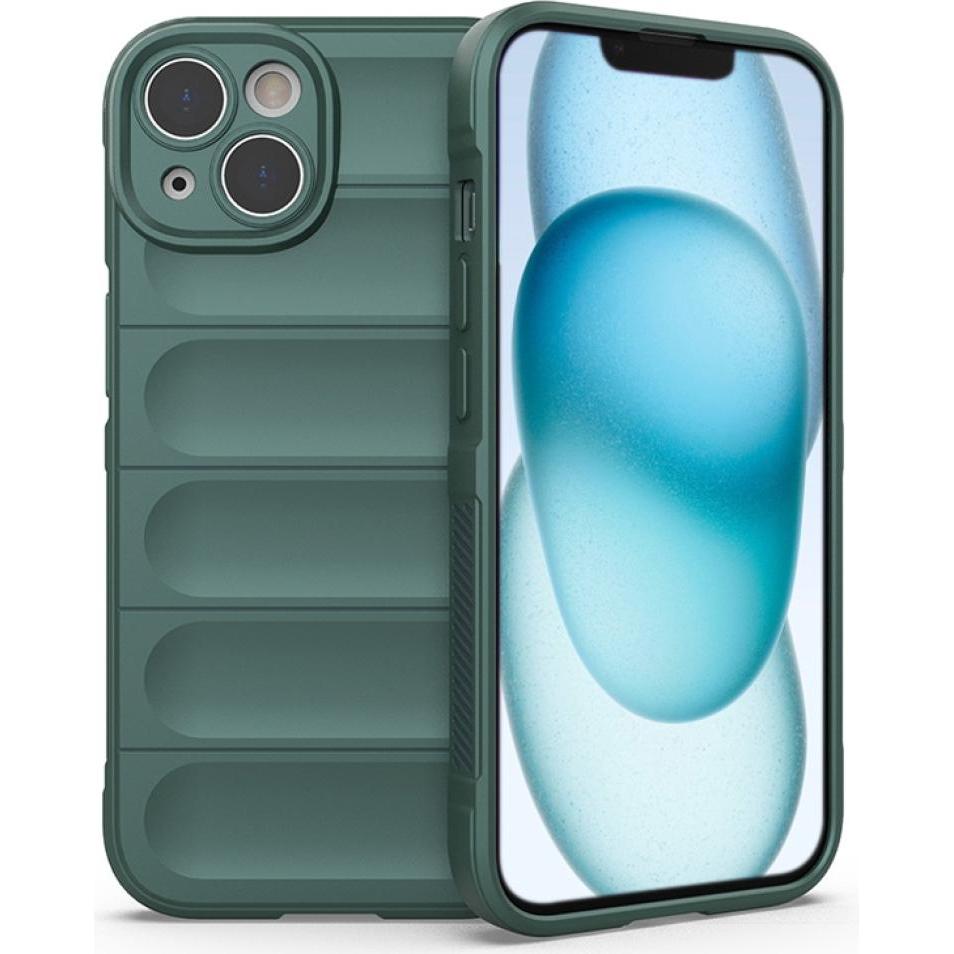 Screenguard CloudCase Apple iPhone 15 TPU Hülle (Apple iPhone 15), Smartphone Hülle, Grün