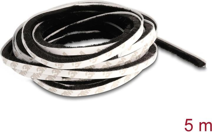 Immagine prodotto Delock Striscia di spazzole autoadesiva 8mm - lunghezza 5