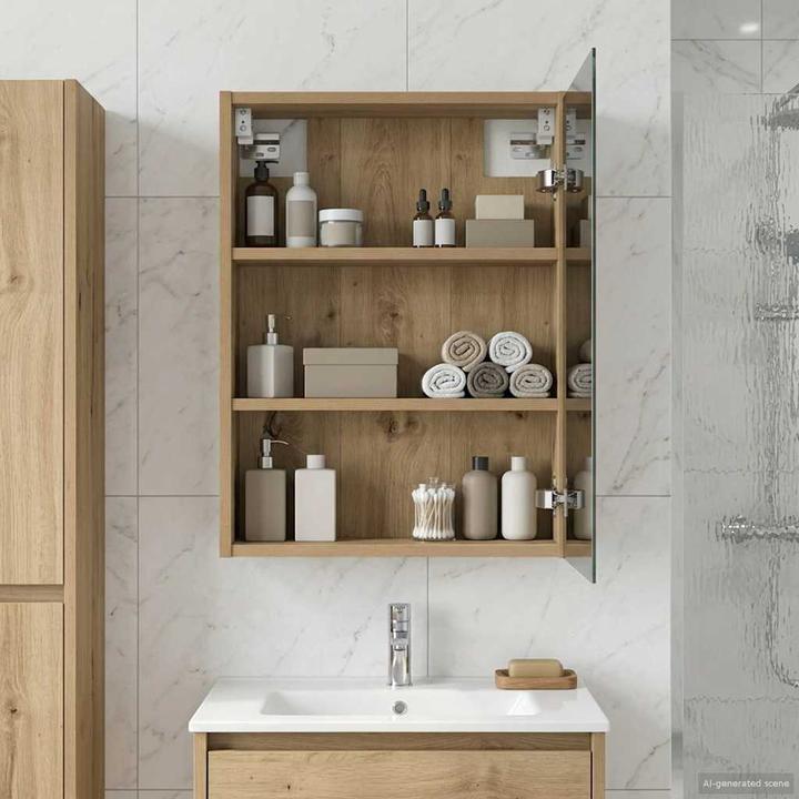 Actual product image vidaXL Badezimmerschrank (43 x 16 x 62.50 cm)