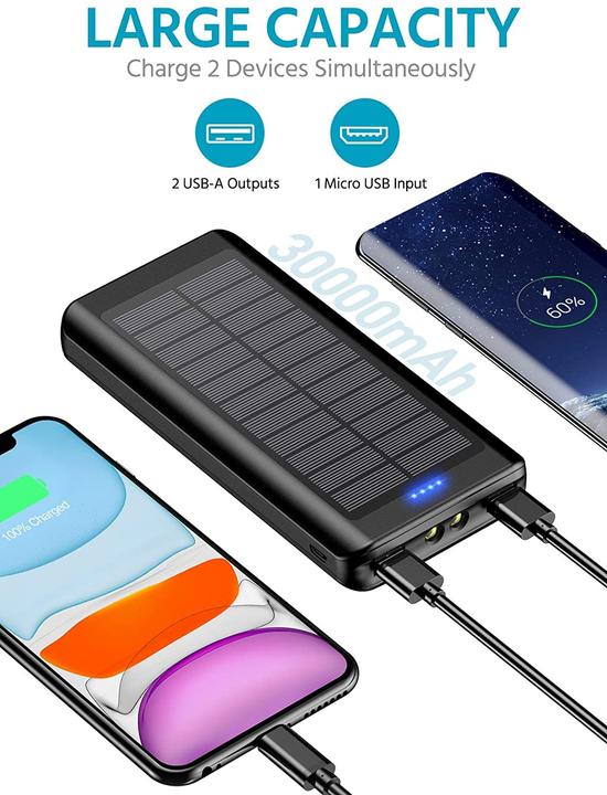Image du produit PhoneLook Solar Power Bank Outdoor (30000 mAh, 15 W)