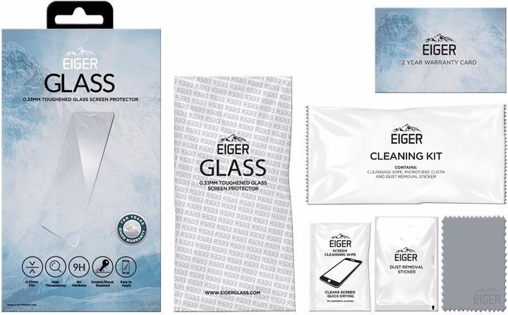 Actual product image Eiger Mountain Glass Clear (1 pcs., Google Pixel 3)