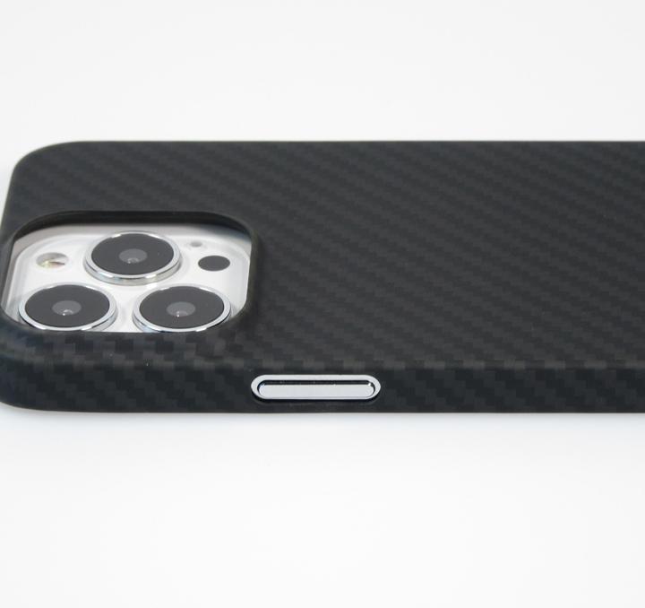 Actual product image Carbomile Hülle Schutzcase aus echtem Aramid faser (Apple iPhone 16 Pro Max)