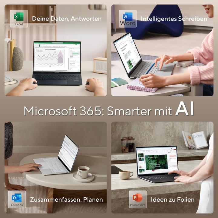 Produktbild ASUS Zenbook 14 (14", 1000 GB, 32 GB, DE, Intel Core Ultra 9 285H)