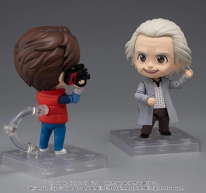 Actual product image 1000toys Back to the Future Nendoroid PVC Action Figure Marty McFly 10 cm