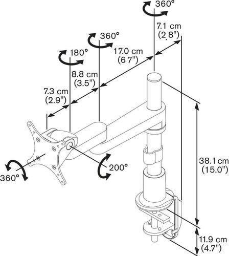 Actual product image Vogels Pfd 8523 (Table, 27")