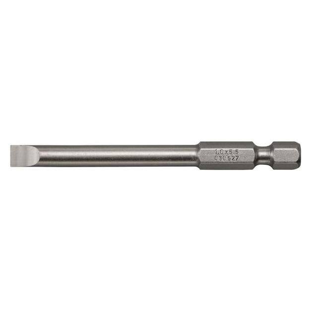 Klauke , Bits, Schlitz-Schrauber-Bit 1/4 Zoll, 73 Mm Kl2007335 (Schraubschlitz)