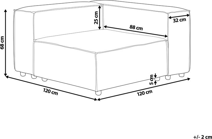 Actual product image Beliani Ardal (Corner sofa)