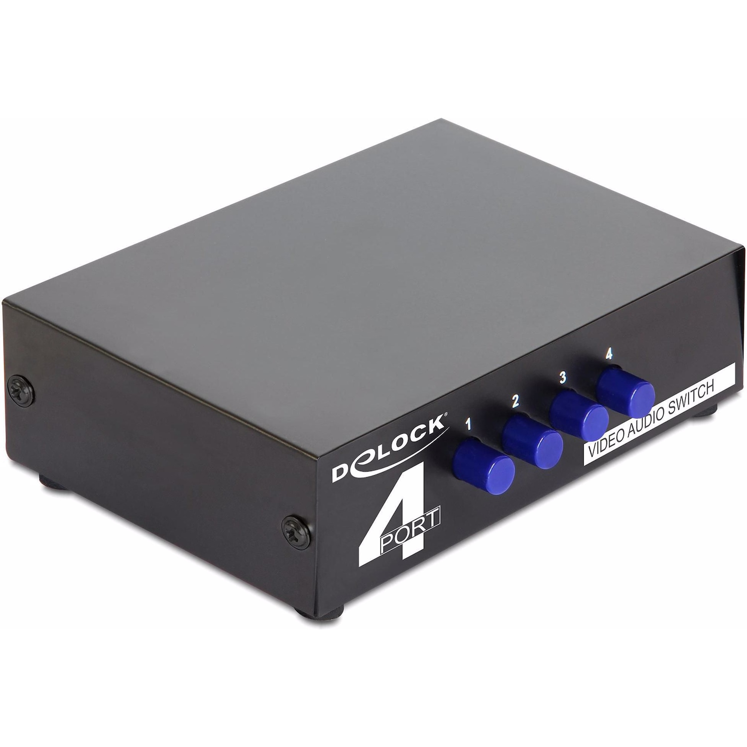 Delock Umschalter Audio / Video, Switch Box