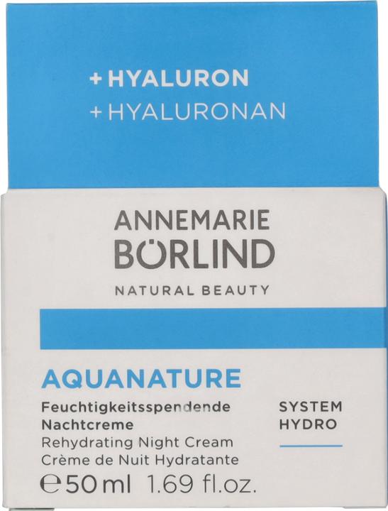 Actual product image Annemarie Börlind Aquanature (50 ml, Night cream, Up to SPF 10)