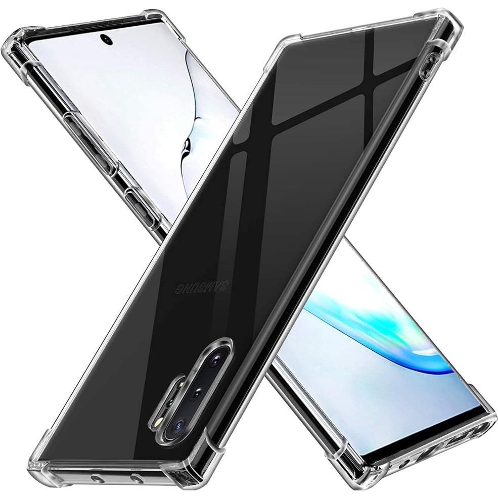 Thumbnail - Screenguard Samsung Galaxy Note10+ Hülle Crystal Soft Airbag Bumper (Samsung Galaxy Note 10+), Smartphone Hülle, Transpa...