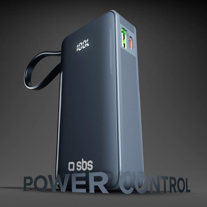 Immagine prodotto SBS TTBB10000LCDTCPD20B (10000 mAh, 20 W, 37 Wh)