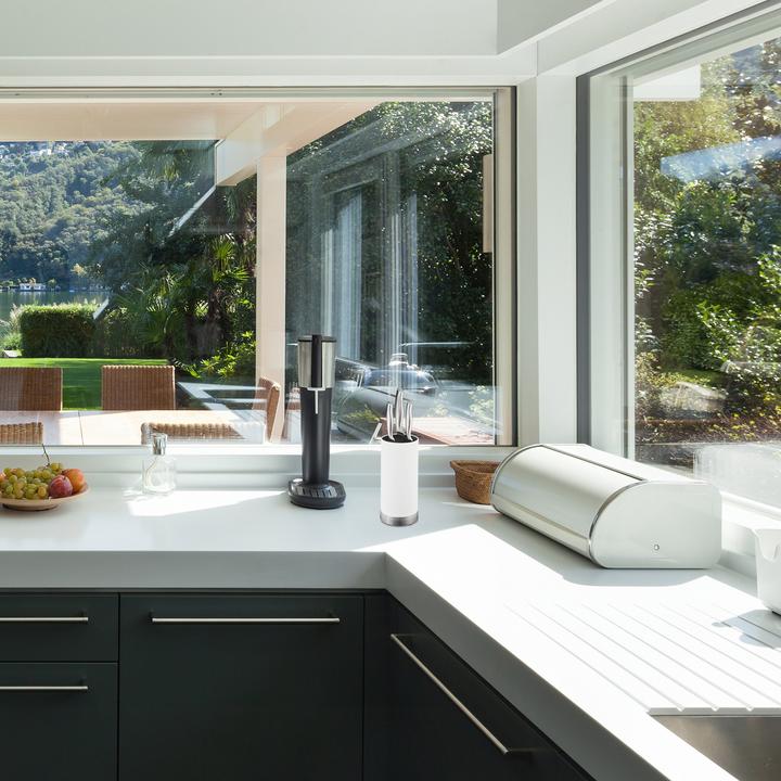 Actual product image Relaxdays Knife block round