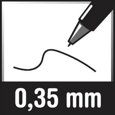 Actual product image Pentel EnerGel refill 0.7mm (Gel mine, Orange, 0.70 mm)