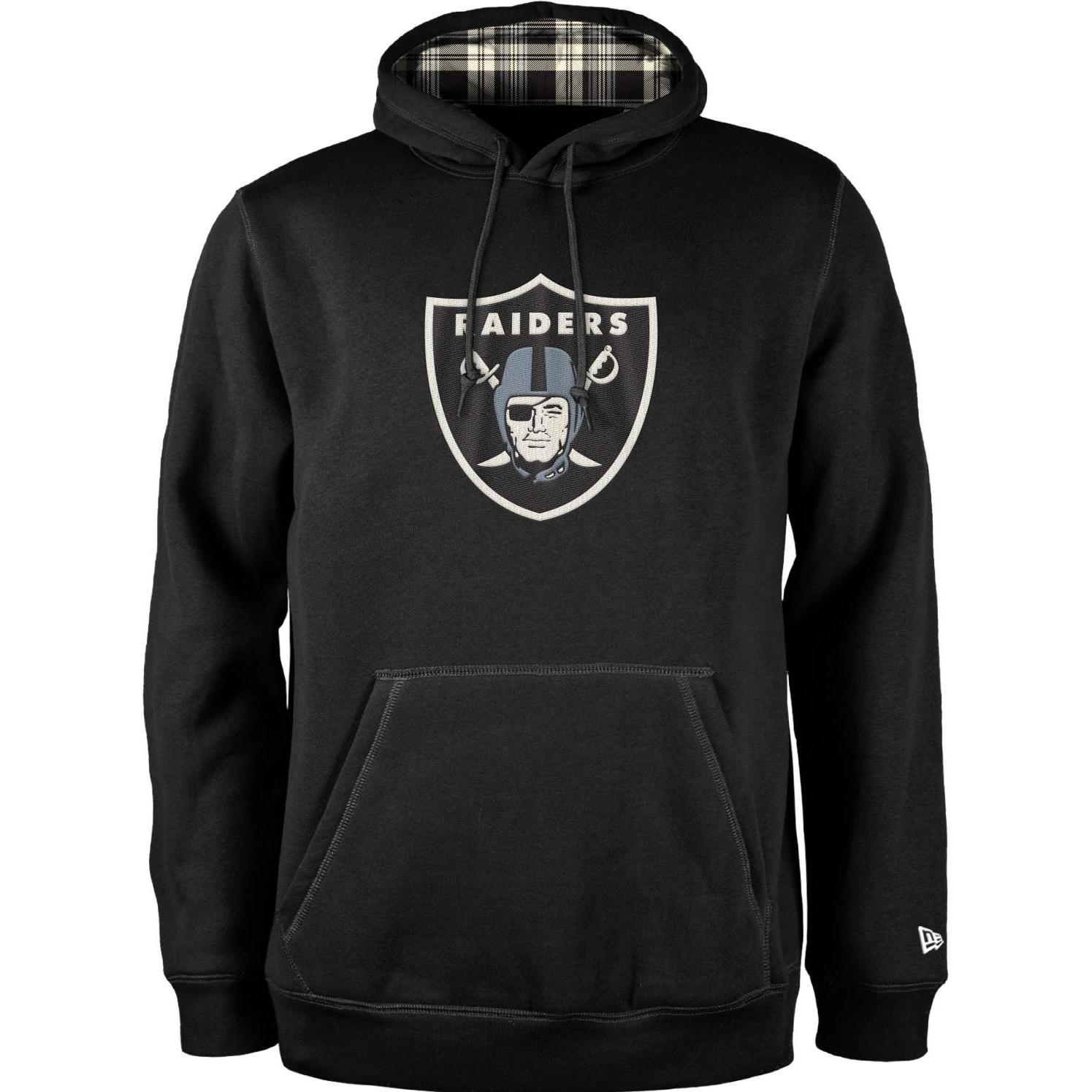 New Era, Herren, Pullover, Fleece Hoody - NFL SIDELINE Las Vegas Raiders - S, Schwarz, (S)