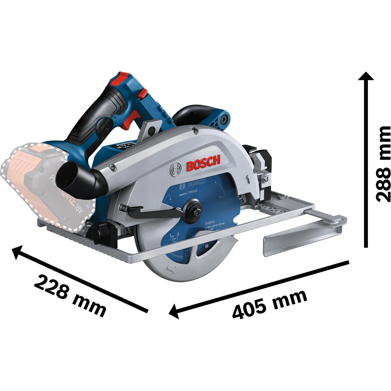 Bosch Professional, Handkreissäge, GKS 18V-68 GC
