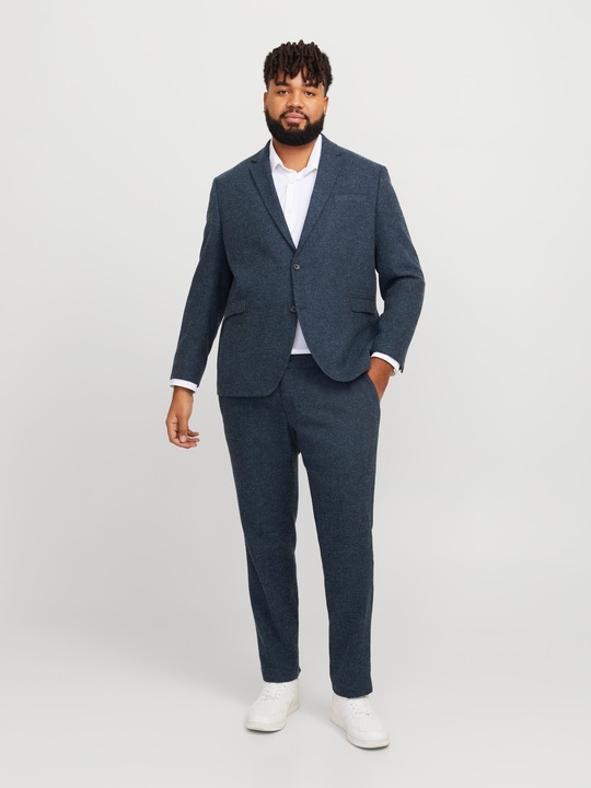 Produktbild Jack & Jones Plus Size Slim Fit Anzug Einreihiger Blazer und Hose (62)