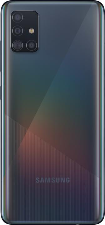 Produktbild Samsung Galaxy A51 (128 GB, Prism Crush Black, 6.50", Dual SIM + SD, 4G)