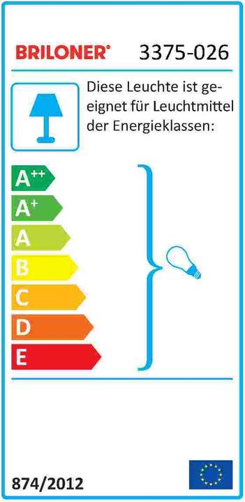 Energie-Label Briloner Fabric (E14)