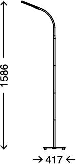 Actual product image Briloner Office Step (600 lm, E27)
