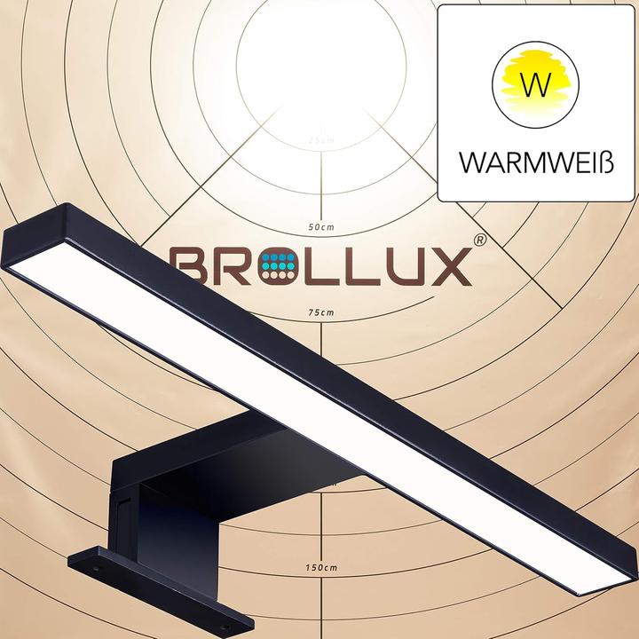 Actual product image Brollux LED-Spiegelleuchte mit Stecker (220 lm)