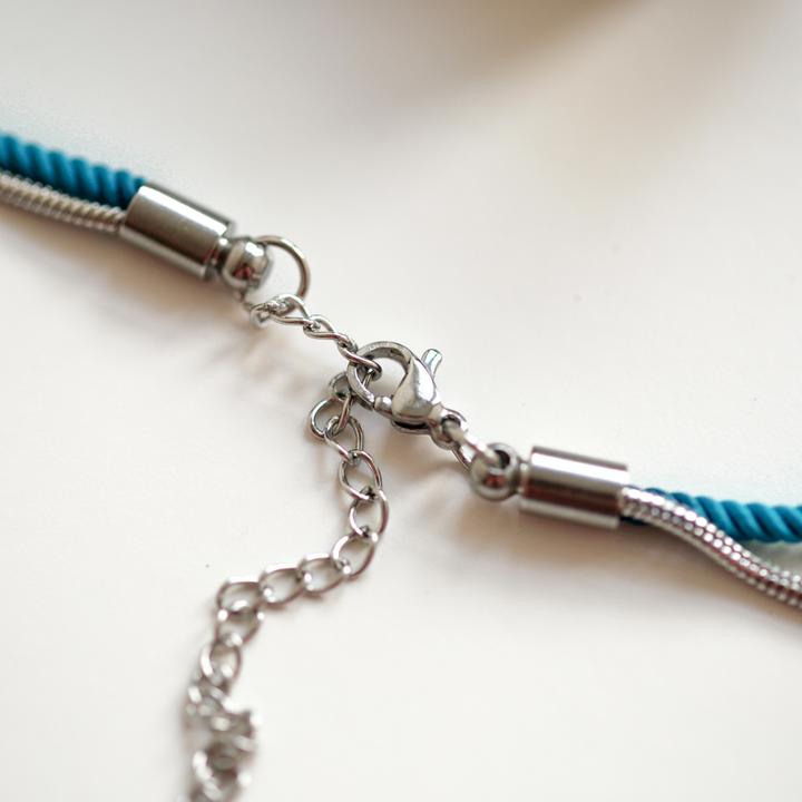 Immagine prodotto Val&Val Bracciale Turchese Da Uomo (Acier Cordon)