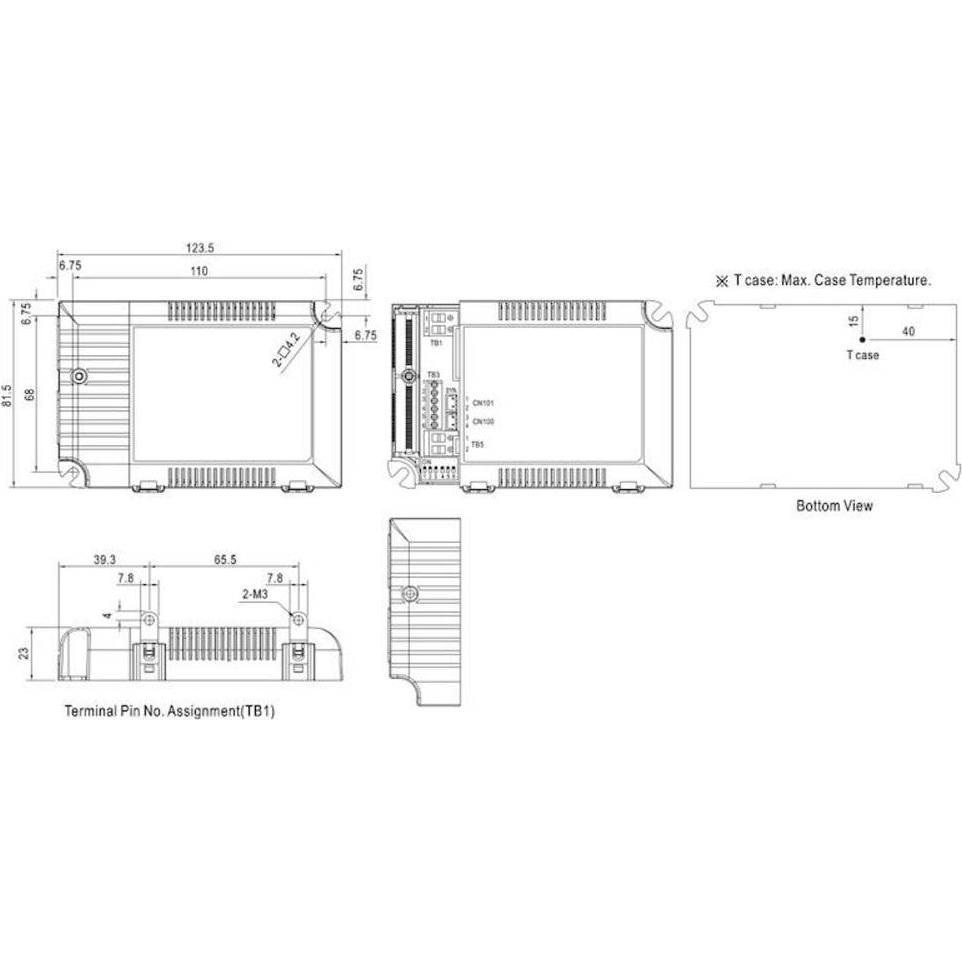 Thumbnail - MeanWell, Zubehör Beleuchtung, LCM-40 LED-Treiber Konstantstr