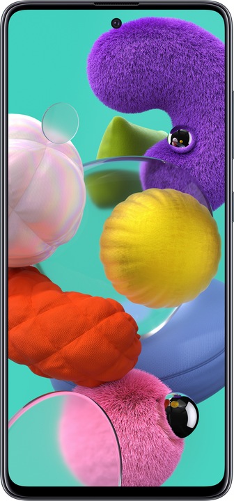 Actual product image Samsung Galaxy A51 (128 GB, Prism Crush Black, 6.50", Dual SIM + SD, 48 Mpx, 4G)