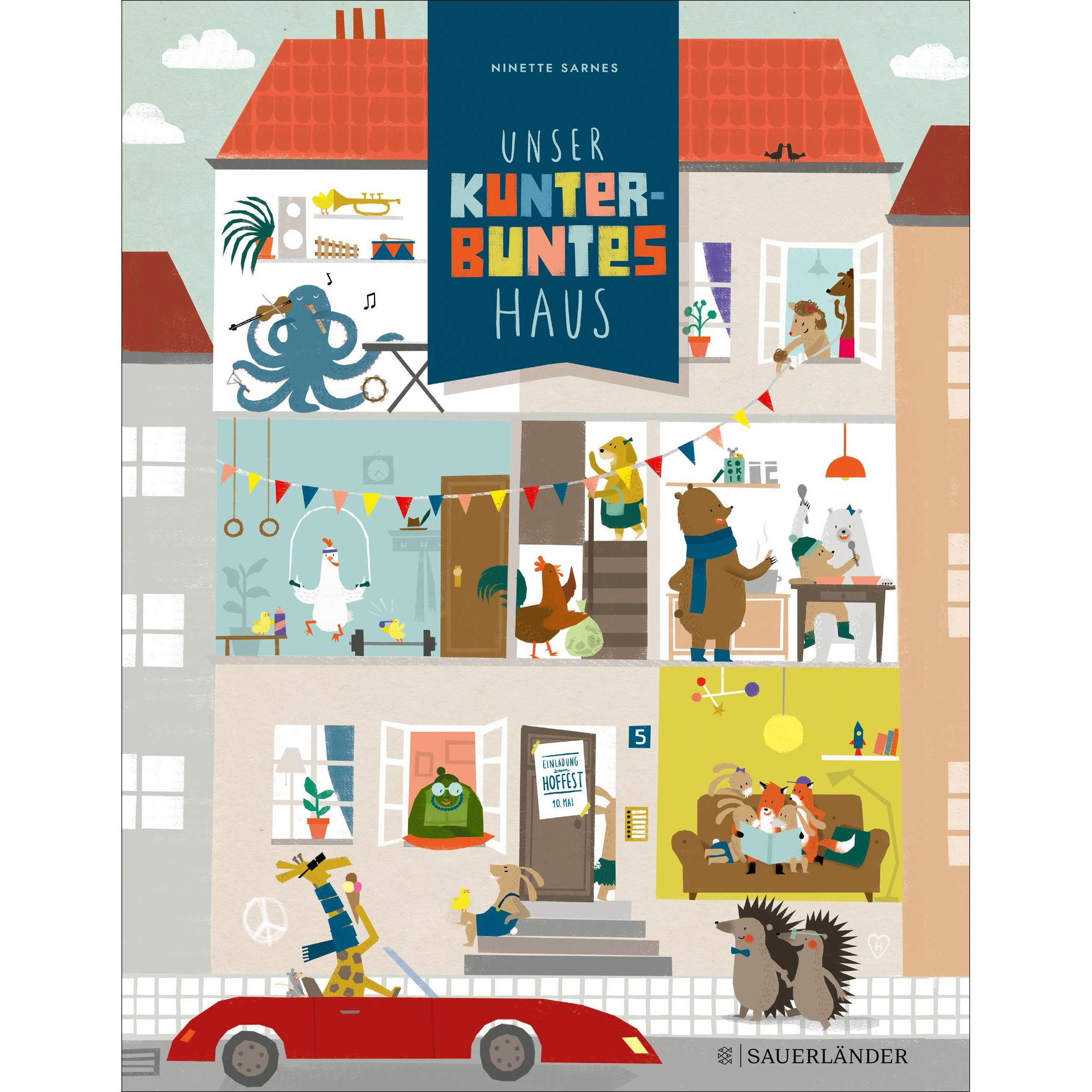 Thumbnail - Unser kunterbuntes Haus, Kinderbücher von Ninette Sarnes