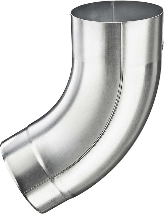 Grömo Zink-Rohrbogen 60Grad, 100mm, mit Einzug (Winkelverbindung)