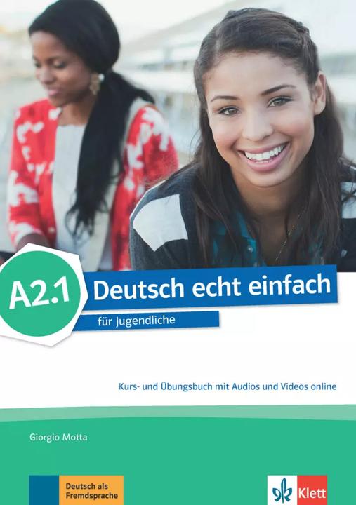 Actual product image Deutsch echt einfach A2.1. Kurs- und Übungsbuch + MP3/MP4 Dateien online (German, Giorgio Motta, E. Danuta Machowiak, Jan Szurmant, Ulrike Trebesius-Bensch, 2017)