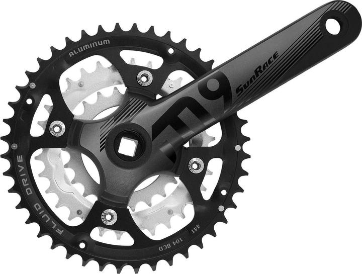 Actual product image SunRace Kettenradgarnitur, 3-f (175 mm)