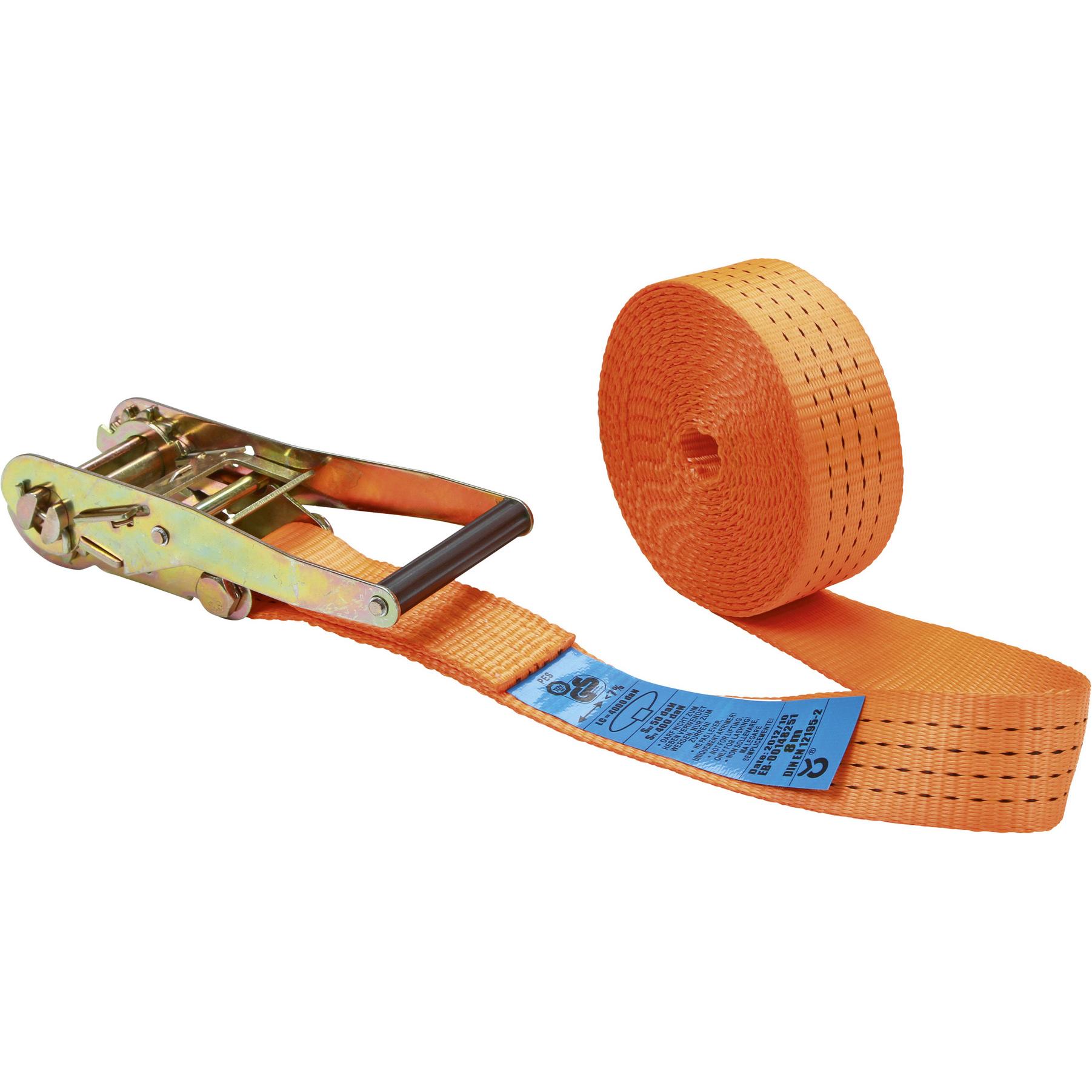 Kerbl, Spanngurt + Ladungssicherung, Ratschenzurrgurt 1-tlg orange 50mm8m 20004000kg