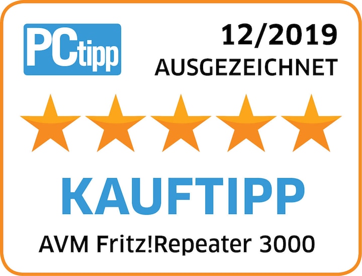 Produktbild AVM FRITZ!Repeater 3000 (1733 Mbit/s, 400 Mbit/s)
