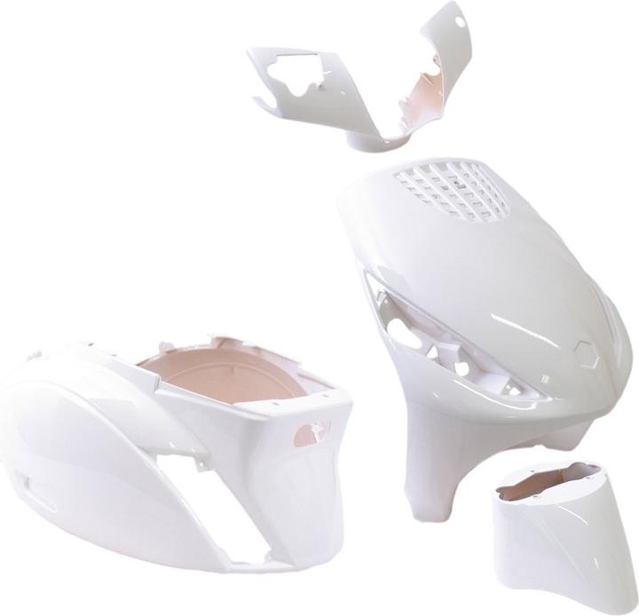 Kantenbildschirm/Platz Piaggio Zip 4 -Stück Weiss